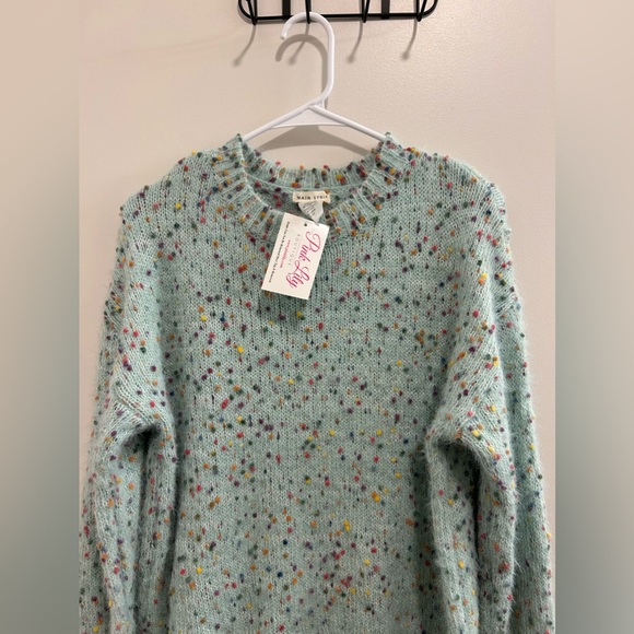 NWT Pink Lily Feels Like Love Sweater Mint - Picture 2 of 8